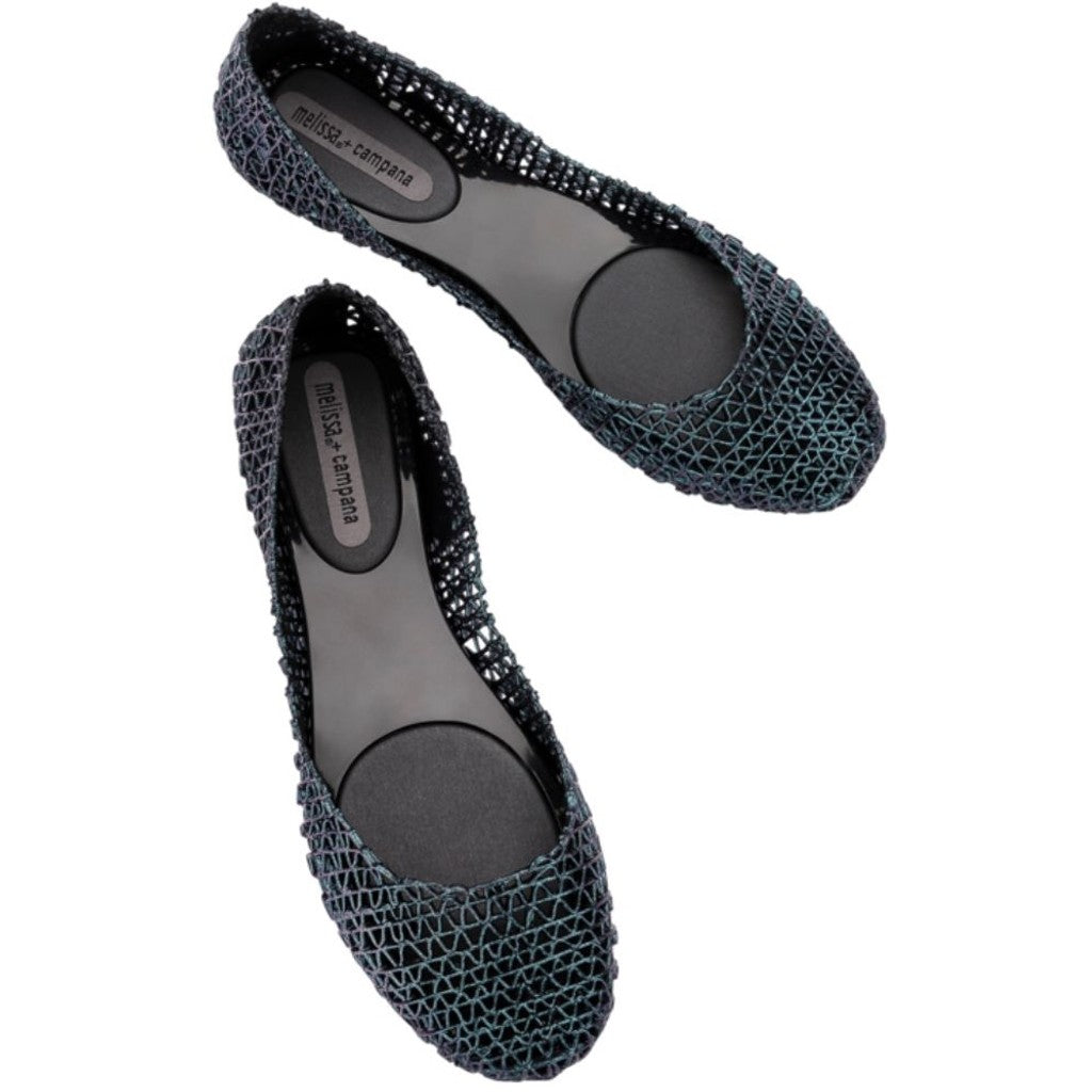 Melissa Melissa Campana Papel Ad BALLERINA AF046 BLACK FURTACOR