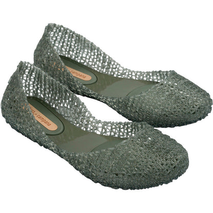 Melissa Melissa Campana Papel Ad BALLERINA BK847 GLITTER GREEN
