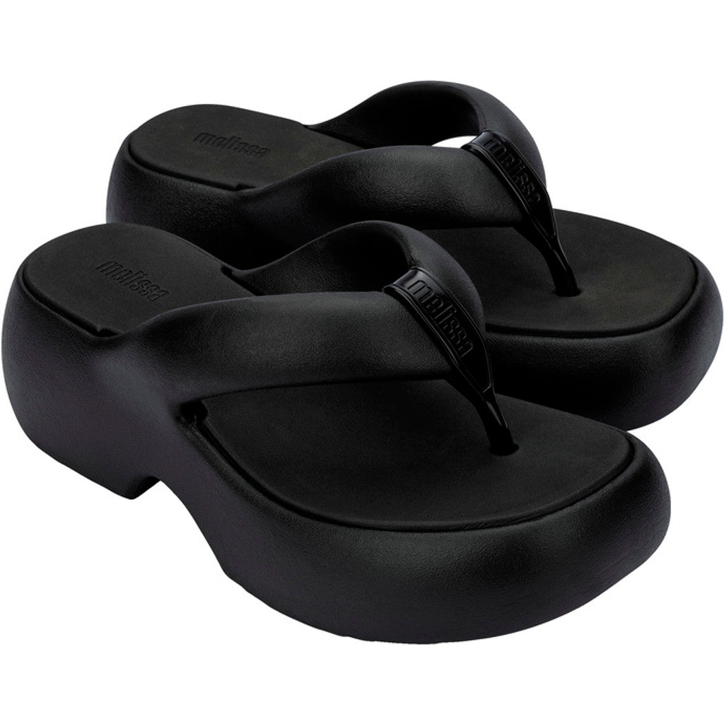 Melissa Melissa Free Fuzzy Platform Ad SANDAL AZ053 BLACK