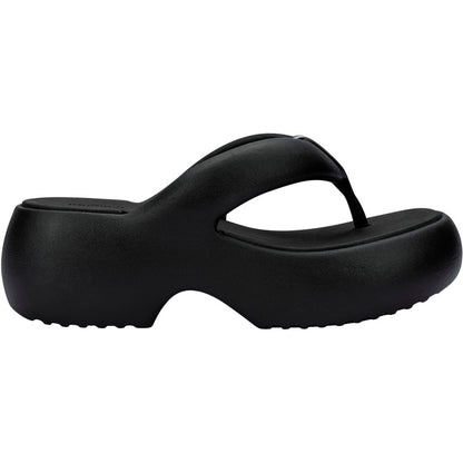 Melissa Melissa Free Fuzzy Platform Ad SANDAL AZ053 BLACK