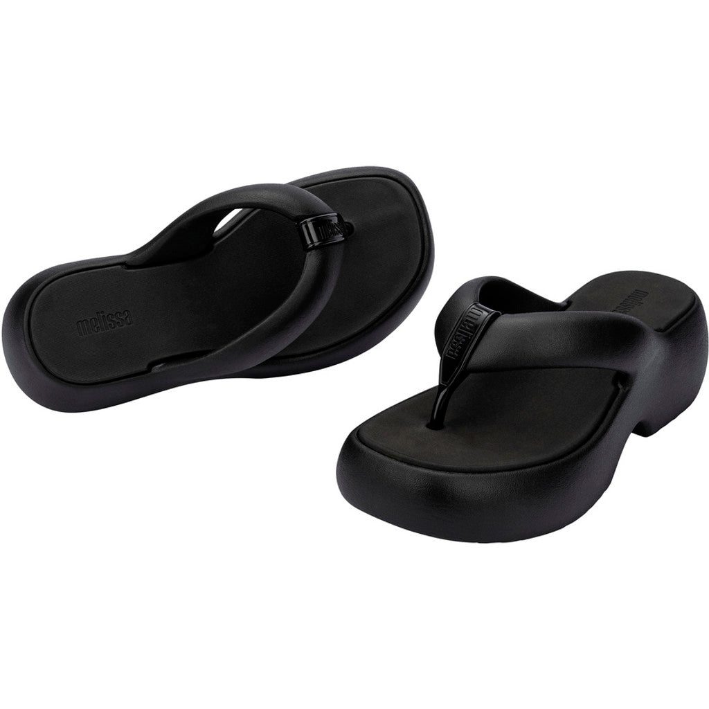 Melissa Melissa Free Fuzzy Platform Ad SANDAL AZ053 BLACK