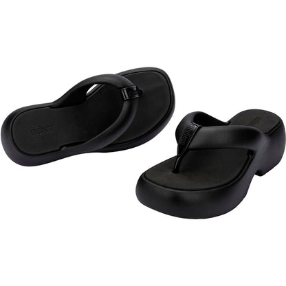Melissa Melissa Free Fuzzy Platform Ad SANDAL AZ053 BLACK
