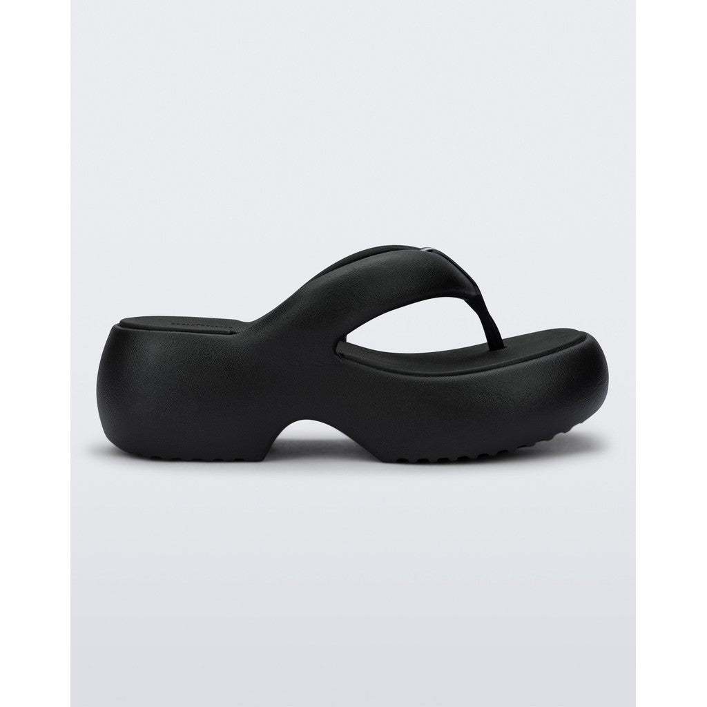 Melissa Melissa Free Fuzzy Platform Ad SANDAL AZ053 BLACK