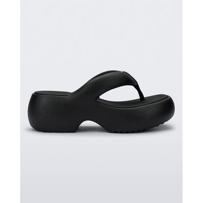 Melissa Melissa Free Fuzzy Platform Ad SANDAL AZ053 BLACK