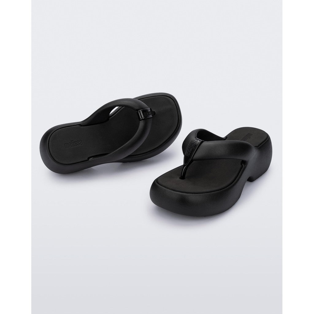 Melissa Melissa Free Fuzzy Platform Ad SANDAL AZ053 BLACK