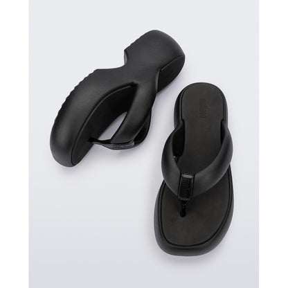 Melissa Melissa Free Fuzzy Platform Ad SANDAL AZ053 BLACK