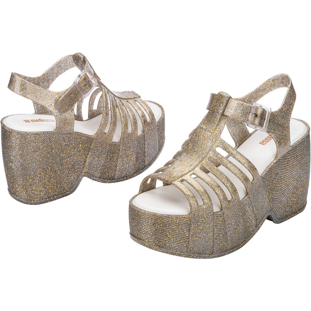 Melissa MELISSA STATION 79 PLATFORM II AD  BE311 GLITTER GOLD
