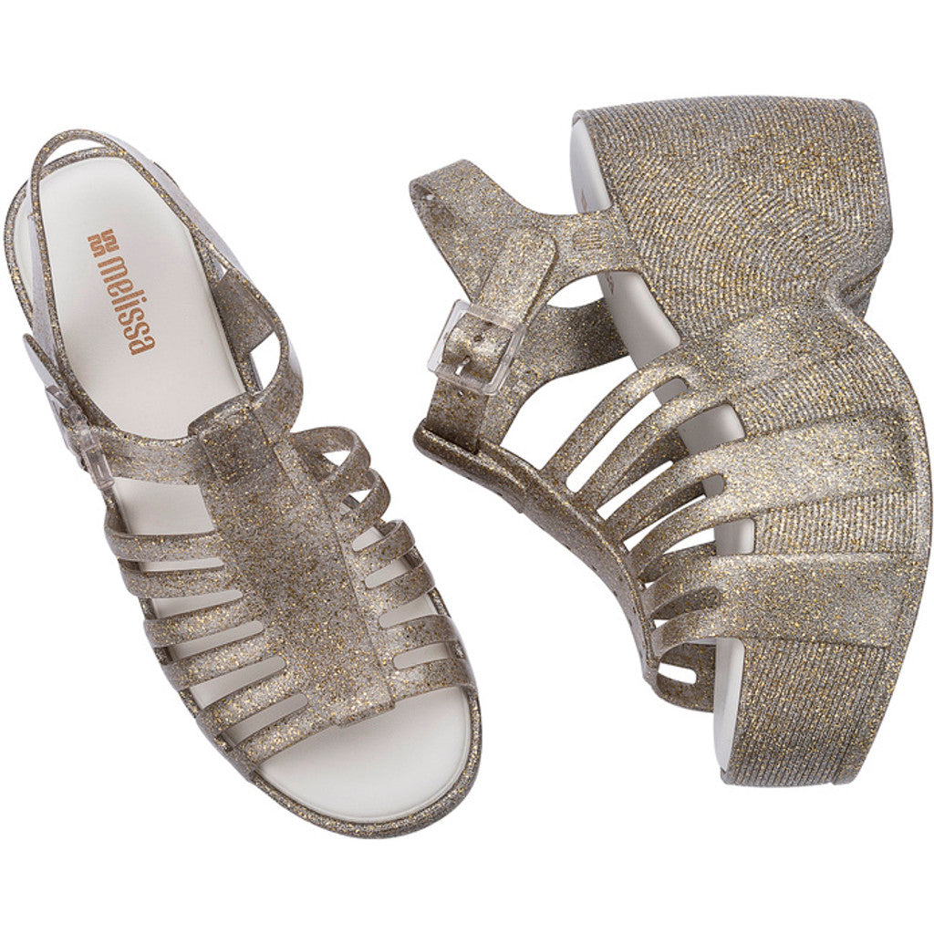 Melissa MELISSA STATION 79 PLATFORM II AD  BE311 GLITTER GOLD