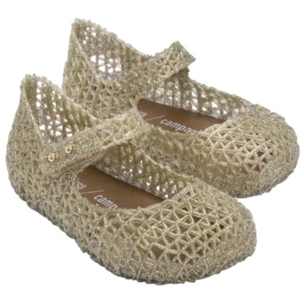 Mini Melissa Mini Melissa Campana Papel Bb BALLERINA 50712 GOLD GLITTER