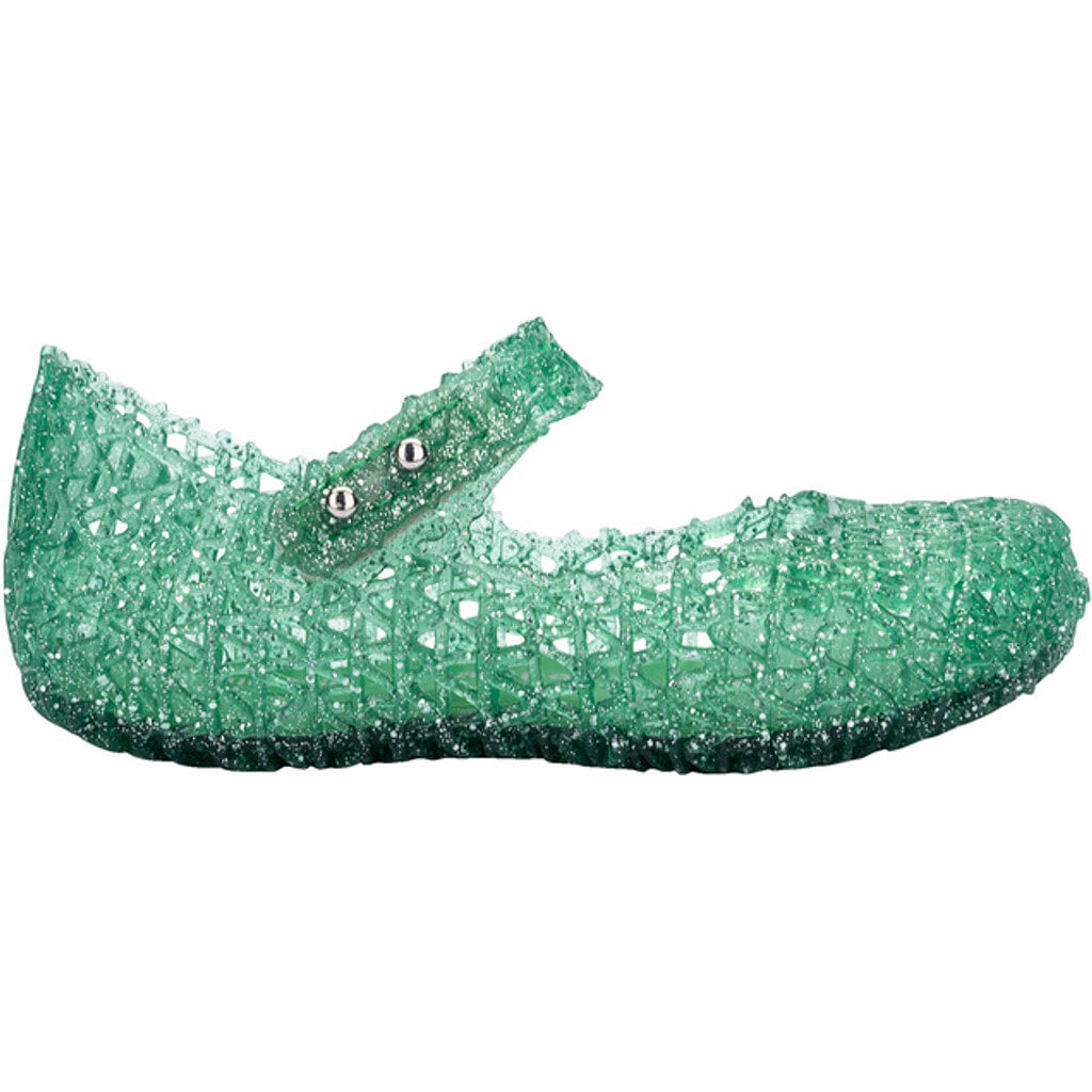 Mini Melissa Mini Melissa Campana Papel Bb BALLERINA AJ846 GREEN GLITTER