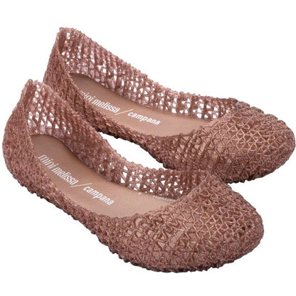 Mini Melissa Mini Melissa Campana Papel Inf BALLERINA AO475 ROSE GLITTER