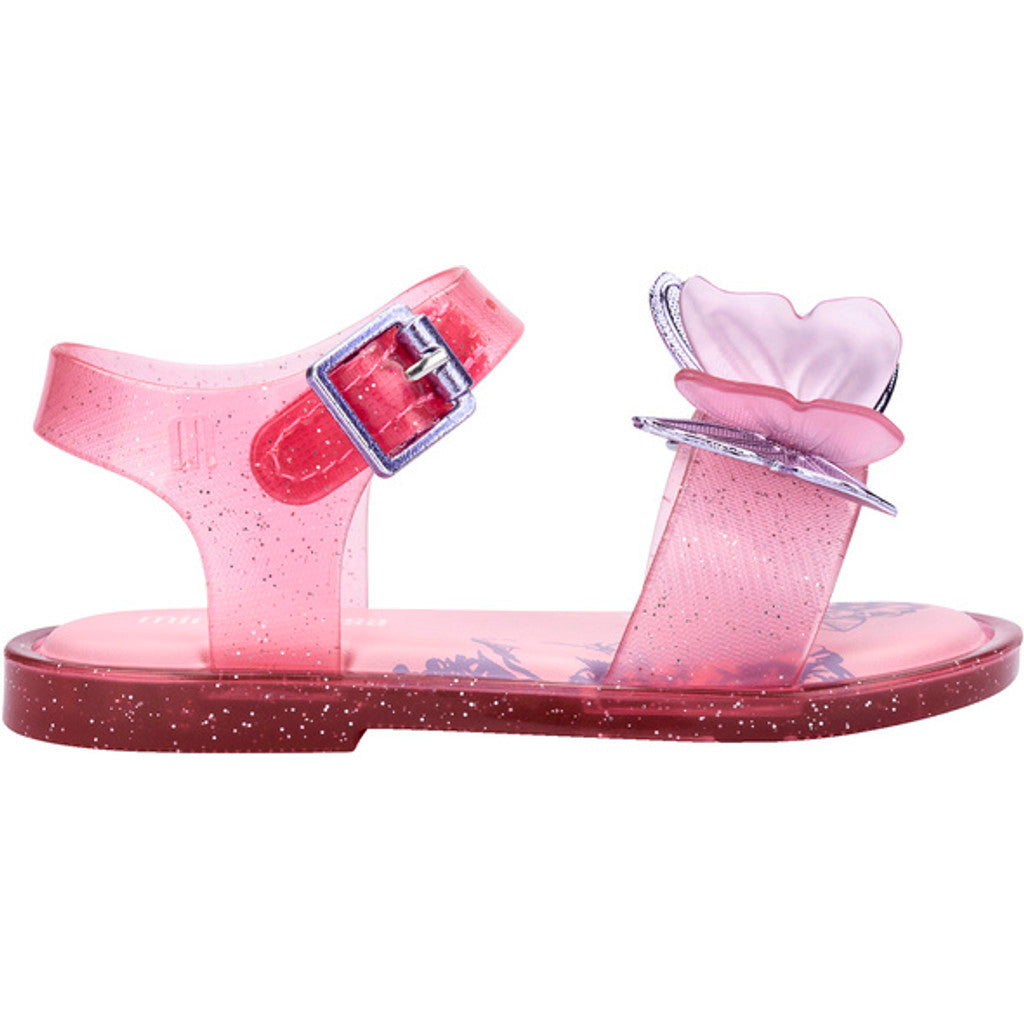 Mini Melissa Mini Melissa Fly Sandal III Bb SANDAL BN944 GLITTER PINK
