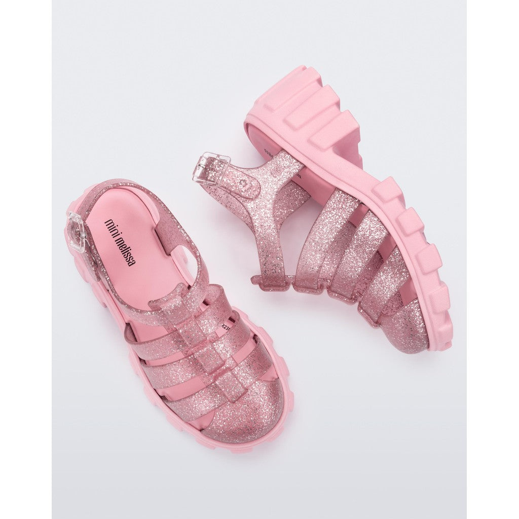 Mini Melissa MINI MELISSA MEGAN INF SANDAL AQ438 PINK/GLITTER