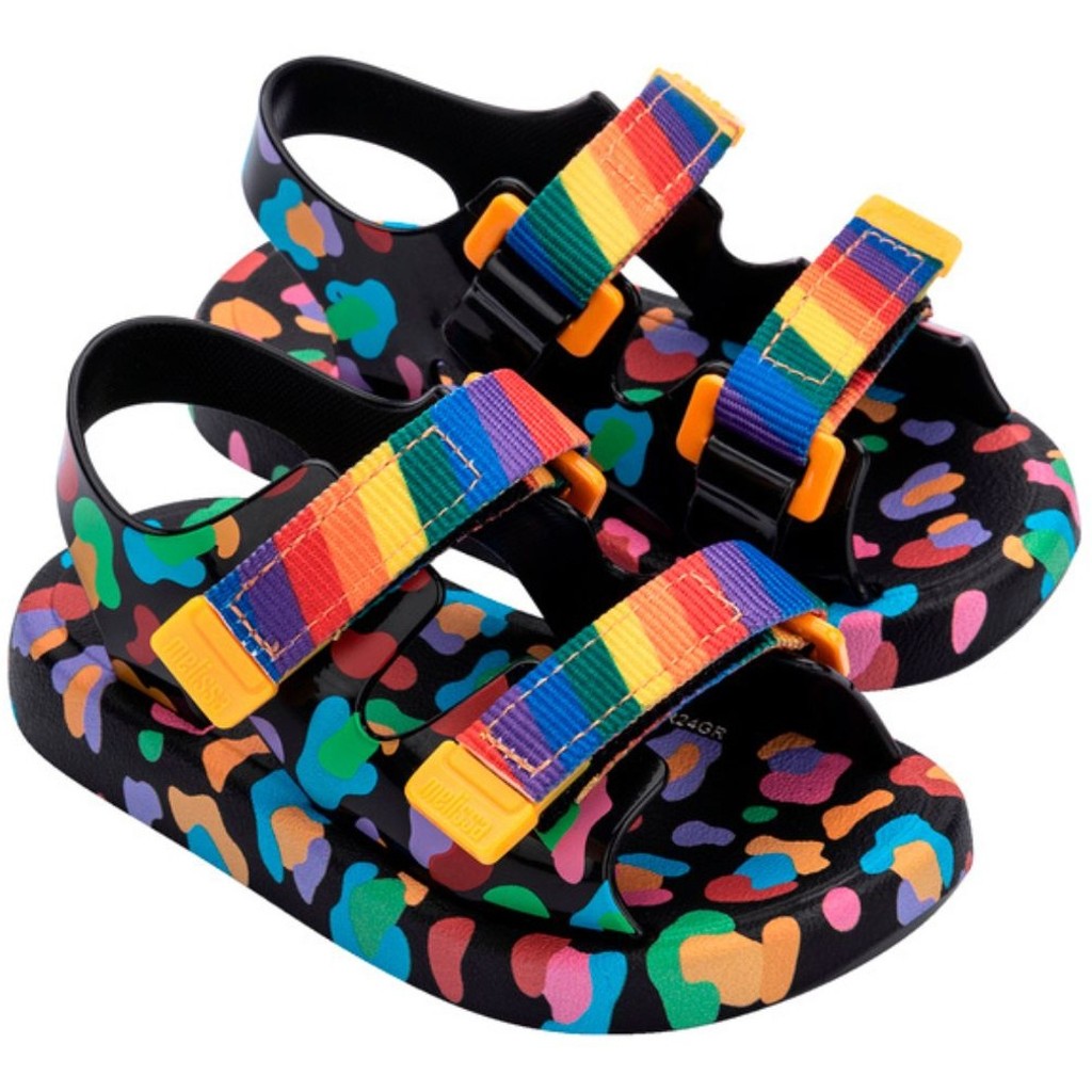 Mini Melissa Mini Melissa Mix Bb SANDAL BB507 BLACK/MULTICOLOR