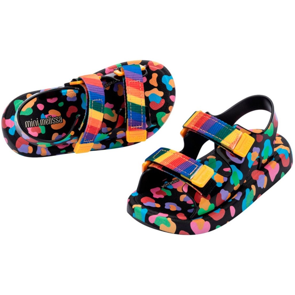 Mini Melissa Mini Melissa Mix Bb SANDAL BB507 BLACK/MULTICOLOR