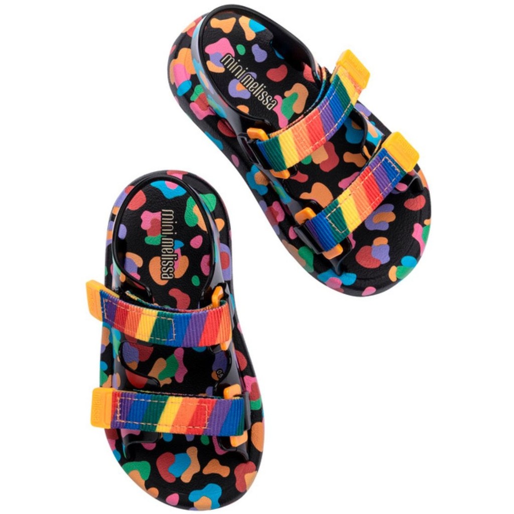 Mini Melissa Mini Melissa Mix Bb SANDAL BB507 BLACK/MULTICOLOR