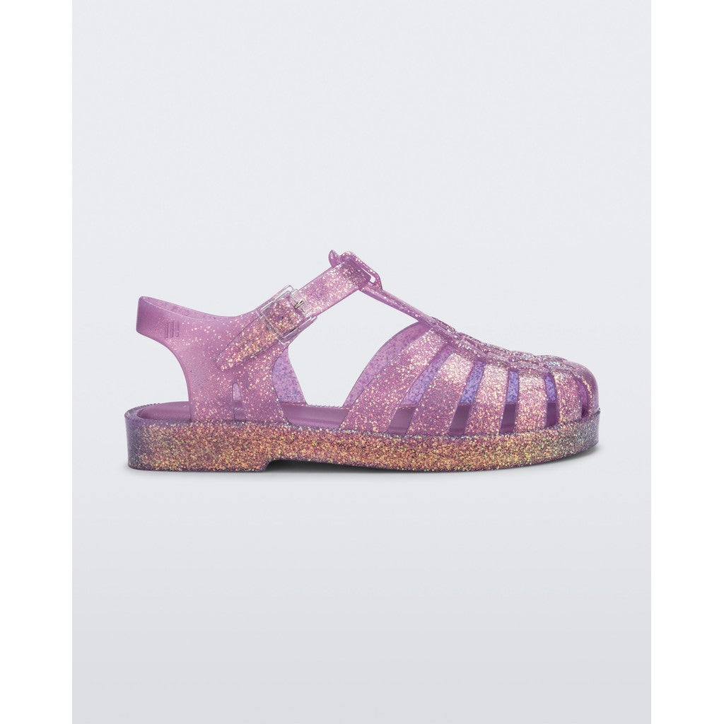 Mini Melissa Mini Melissa Possession Shiny Inf SANDAL BF150 GLITTER LILAC