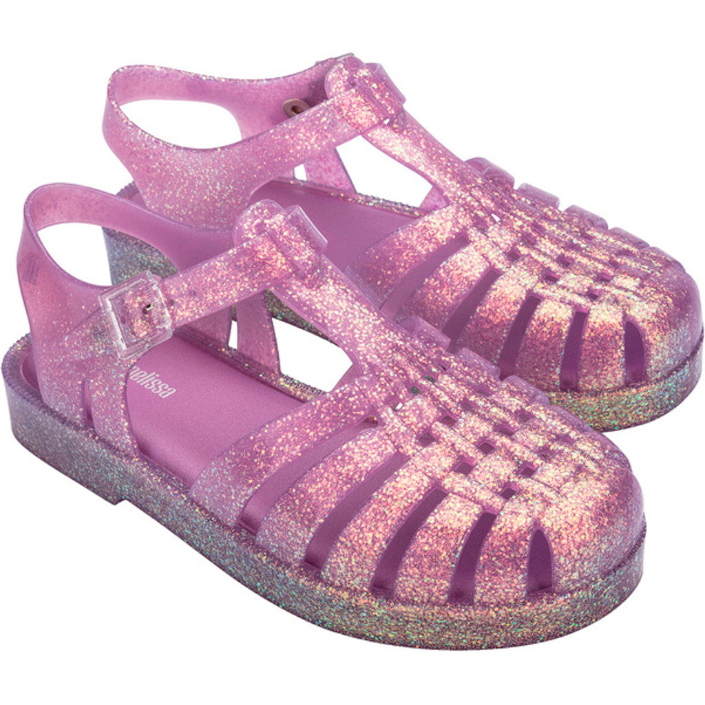 Mini Melissa Mini Melissa Possession Shiny Inf SANDAL BF150 GLITTER LILAC