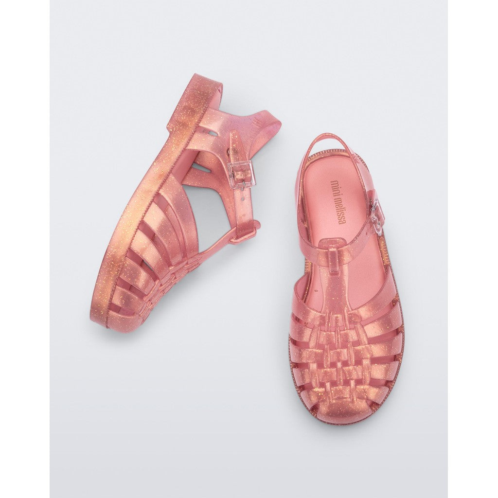 Mini Melissa Mini Melissa Possession Shiny Inf SANDAL BF151 PEARLY PINK