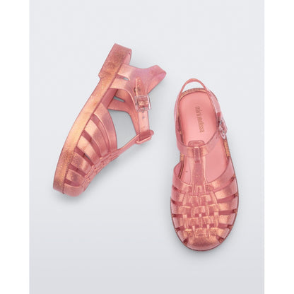 Mini Melissa Mini Melissa Possession Shiny Inf SANDAL BF151 PEARLY PINK