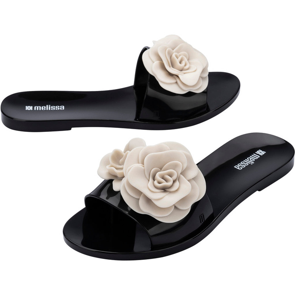 Melissa Melissa Babe Petals Ad SLIDE BO947 BLACK/BEIGE