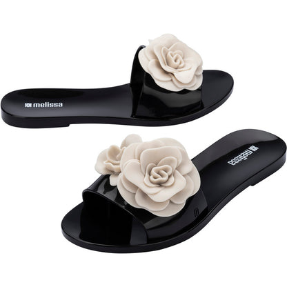 Melissa Melissa Babe Petals Ad SLIDE BO947 BLACK/BEIGE
