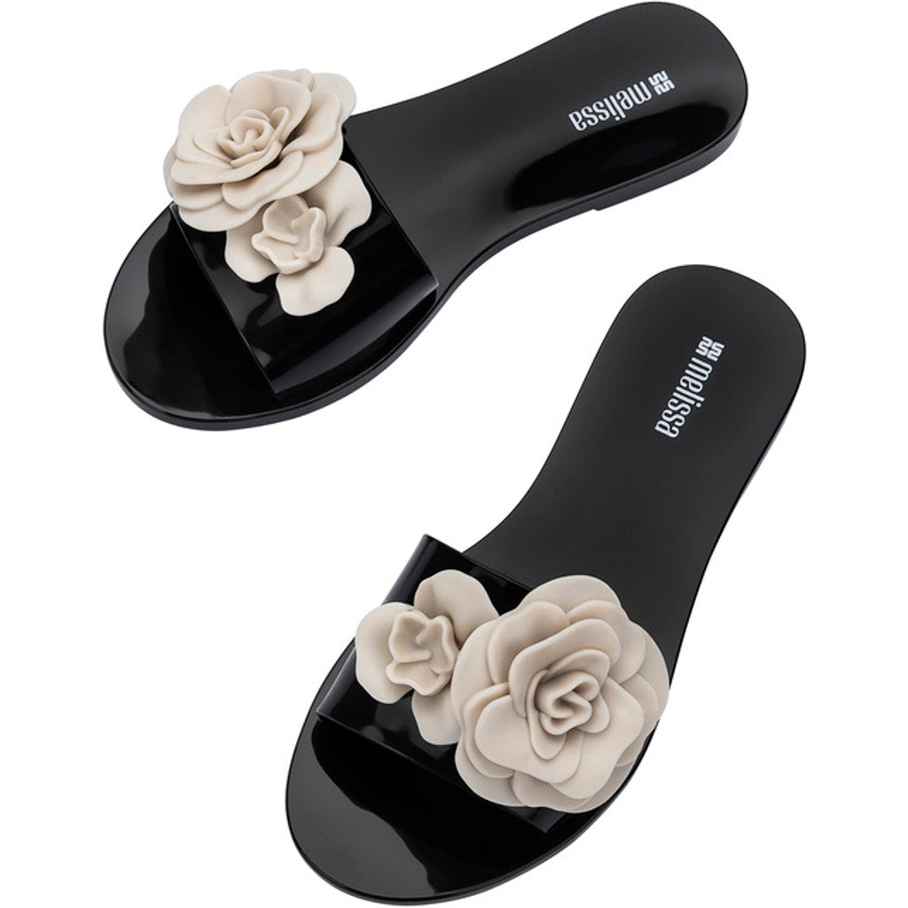 Melissa Melissa Babe Petals Ad SLIDE BO947 BLACK/BEIGE