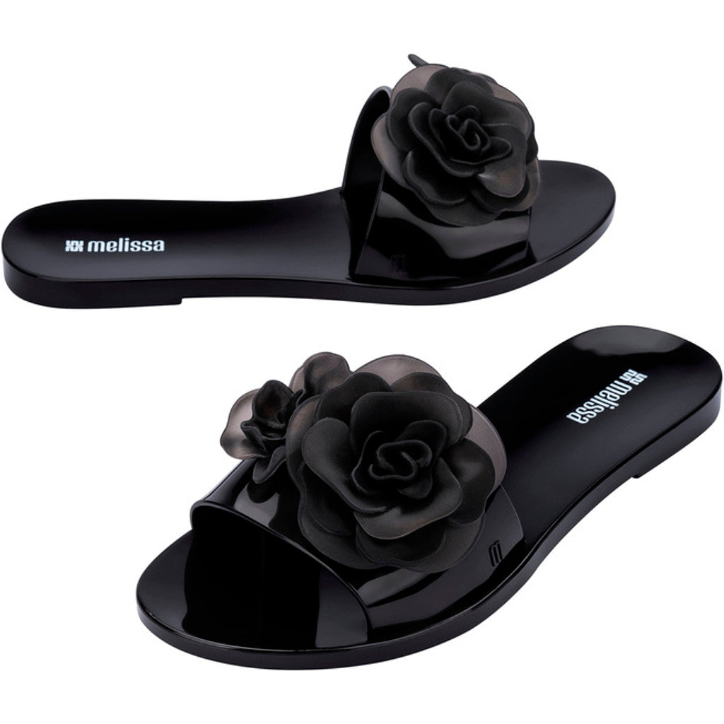 Melissa Melissa Babe Petals Ad SLIDE BS571 BLACK