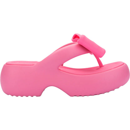 Melissa Melissa Free Fuzzy Platform Bow AD PLATFORM BN616 PINK