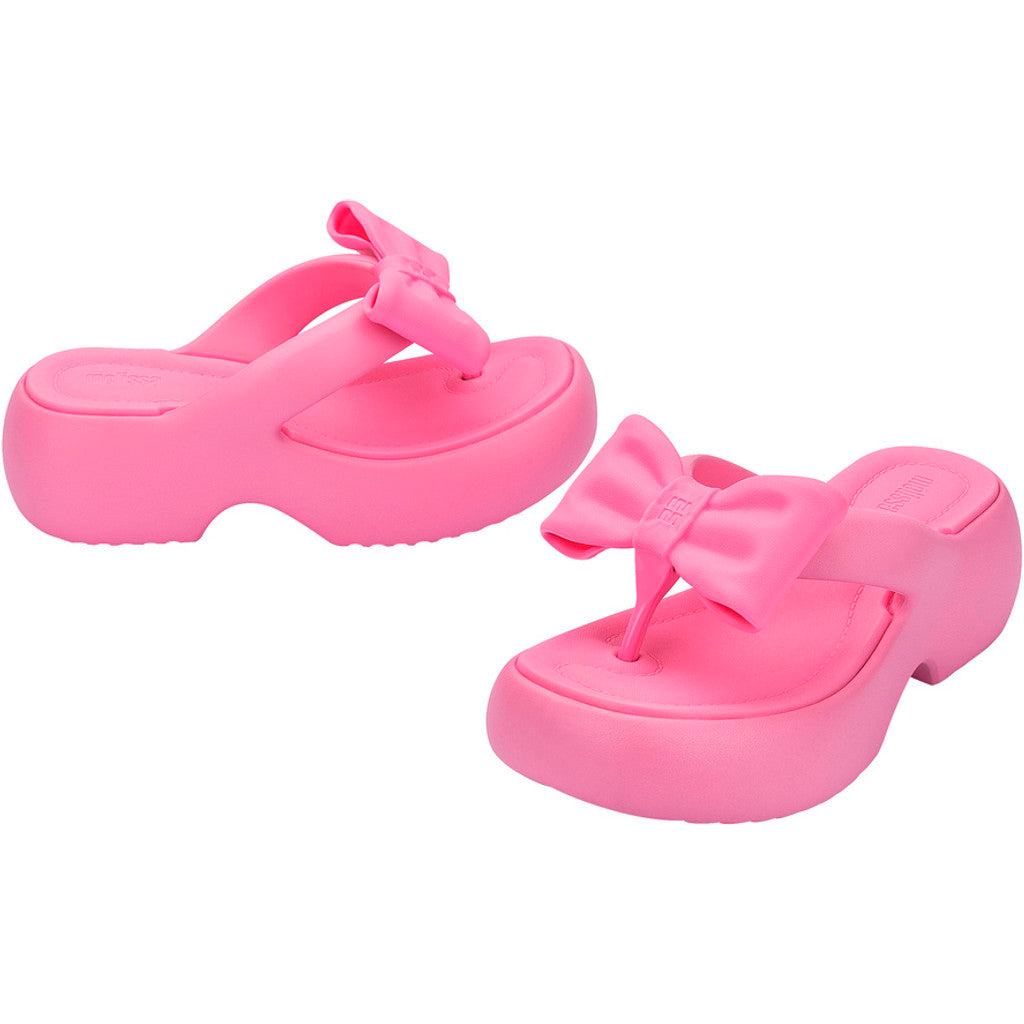 Melissa Melissa Free Fuzzy Platform Bow AD PLATFORM BN616 PINK