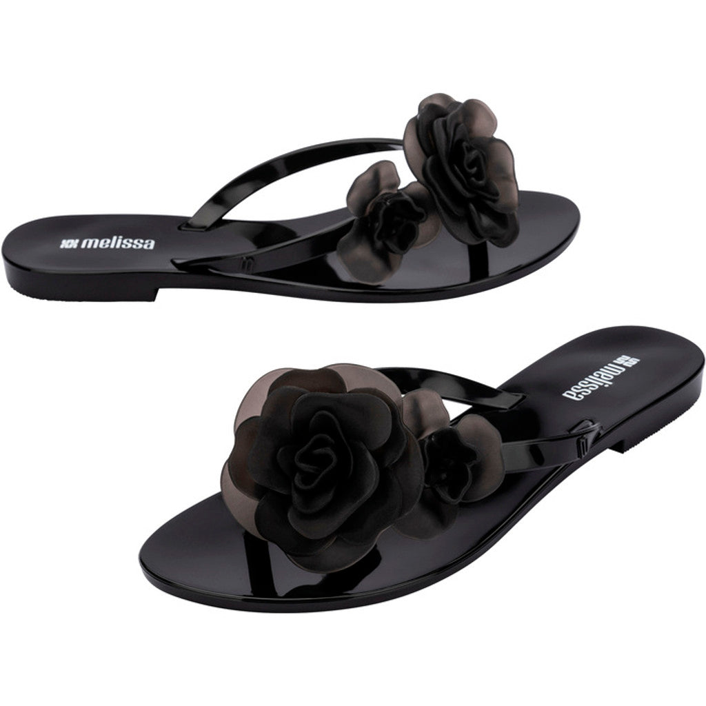 Melissa Melissa Harmonic Petals Ad FLIP FLOP BO916 BLACK