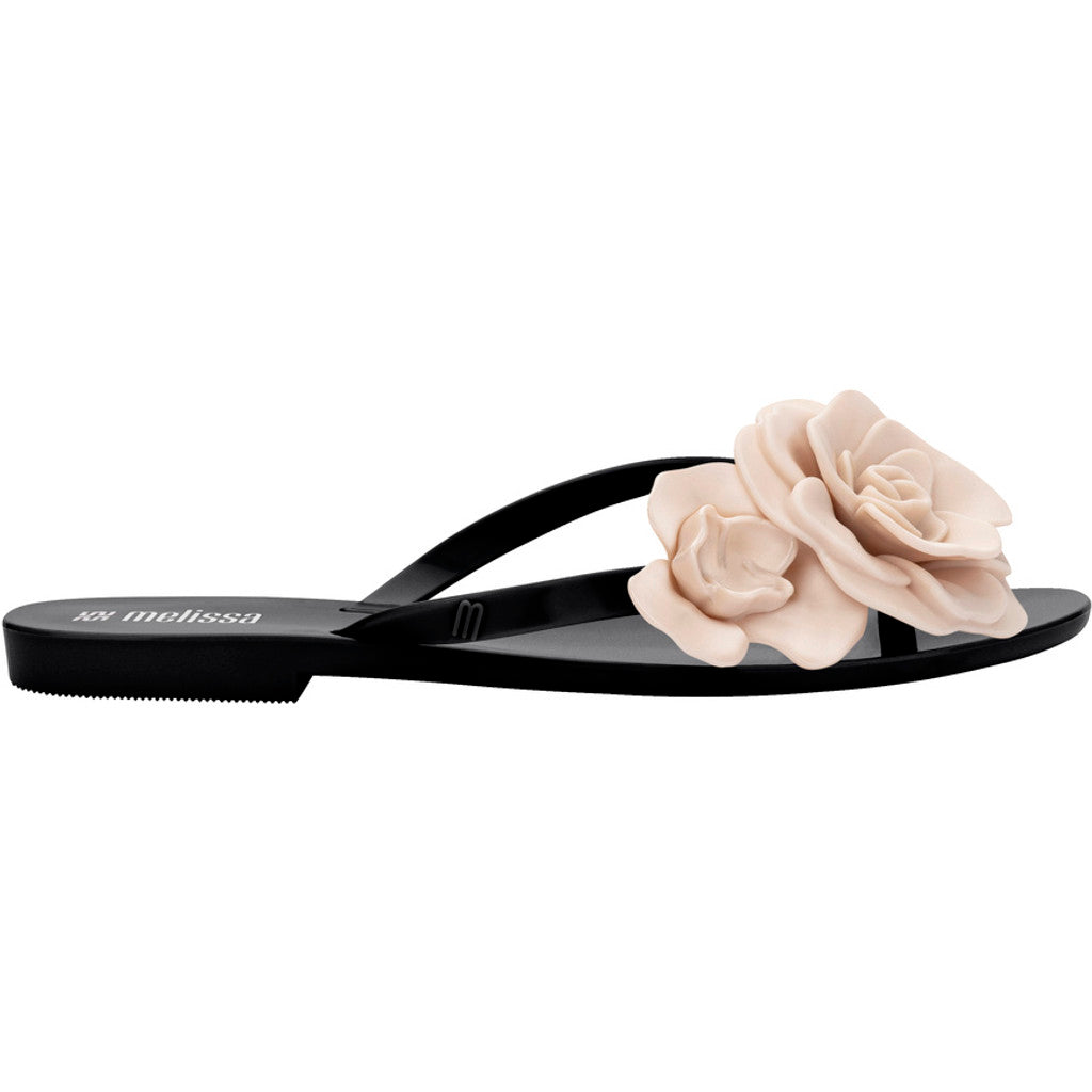 Melissa Melissa Harmonic Petals Ad FLIP FLOP BS544 BLACK/BEIGE