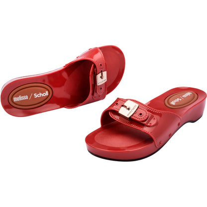 Melissa Melissa Pescura Heel x Scholl Ad SLIDE BS449 RED