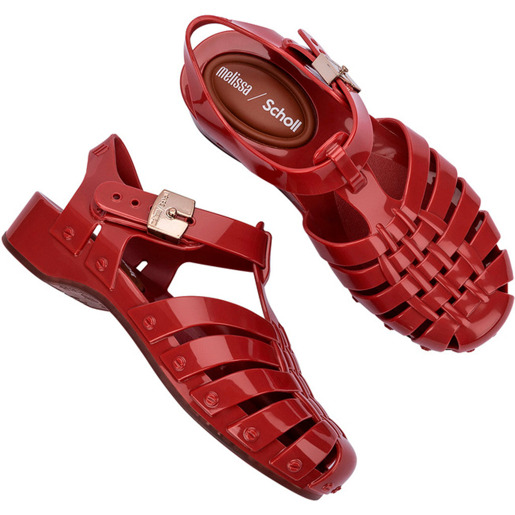 Melissa Melissa Possession Pescura x Scholl Ad SANDAL BS411 RED