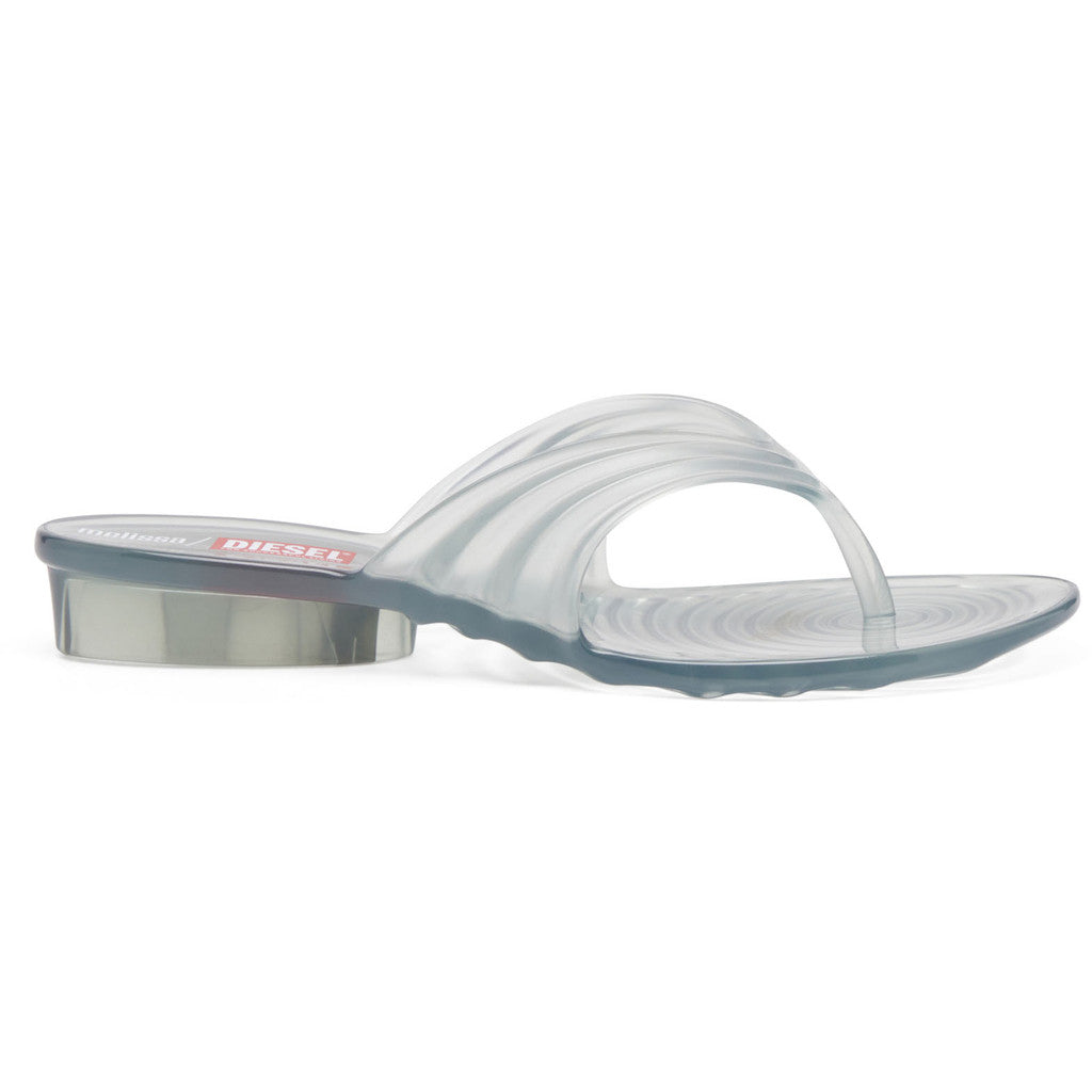 Diesel Melissa Quantum Thong x Diesel AD FLIP FLOP BL277 TRANSPARENT BLUE