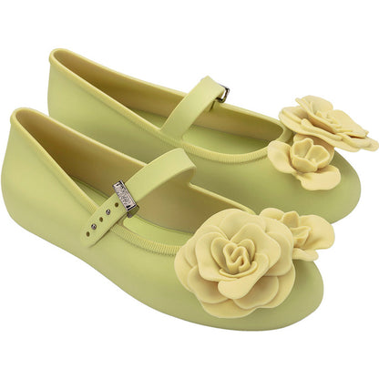 Melissa Melissa Soft Ballerina Petals Ad BALLERINA BS545 GREEN
