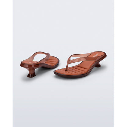 Melissa Melissa Thong Kitten Heel Ad HEEL BU427 BROWN