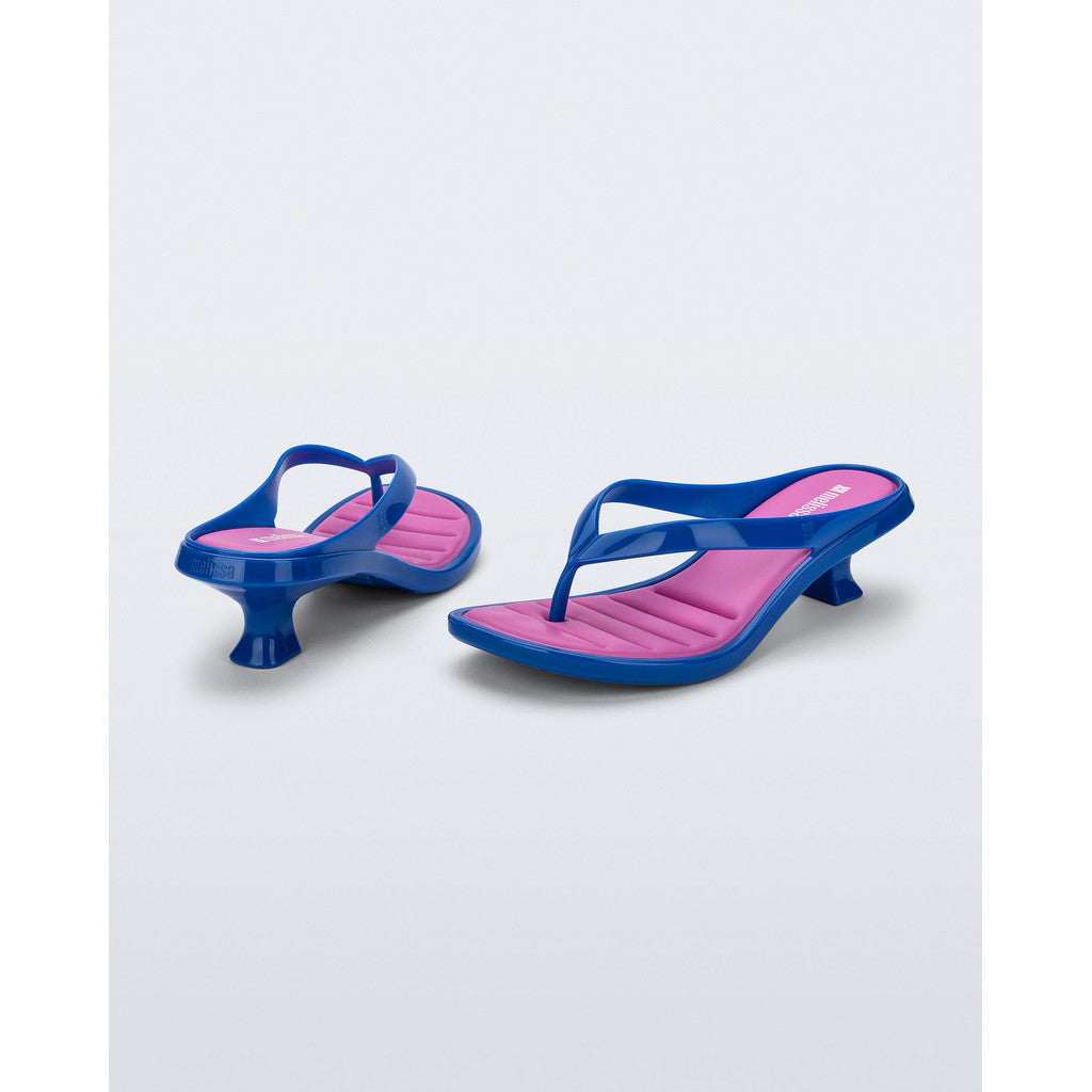 Melissa Melissa Thong Kitten Heel Ad HEEL BU429 BLUE