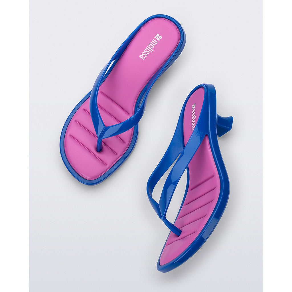 Melissa Melissa Thong Kitten Heel Ad HEEL BU429 BLUE