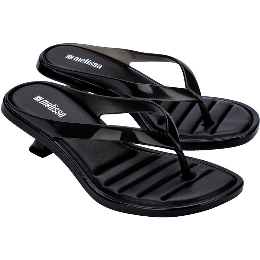 Melissa Melissa Thong Kitten Heel Ad HEEL BU430 BLACK