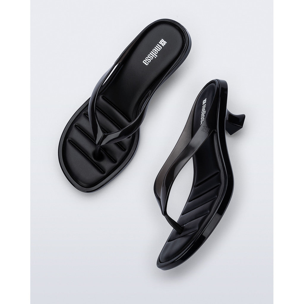 Melissa Melissa Thong Kitten Heel Ad HEEL BU430 BLACK