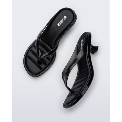 Melissa Melissa Thong Kitten Heel Ad HEEL BU430 BLACK
