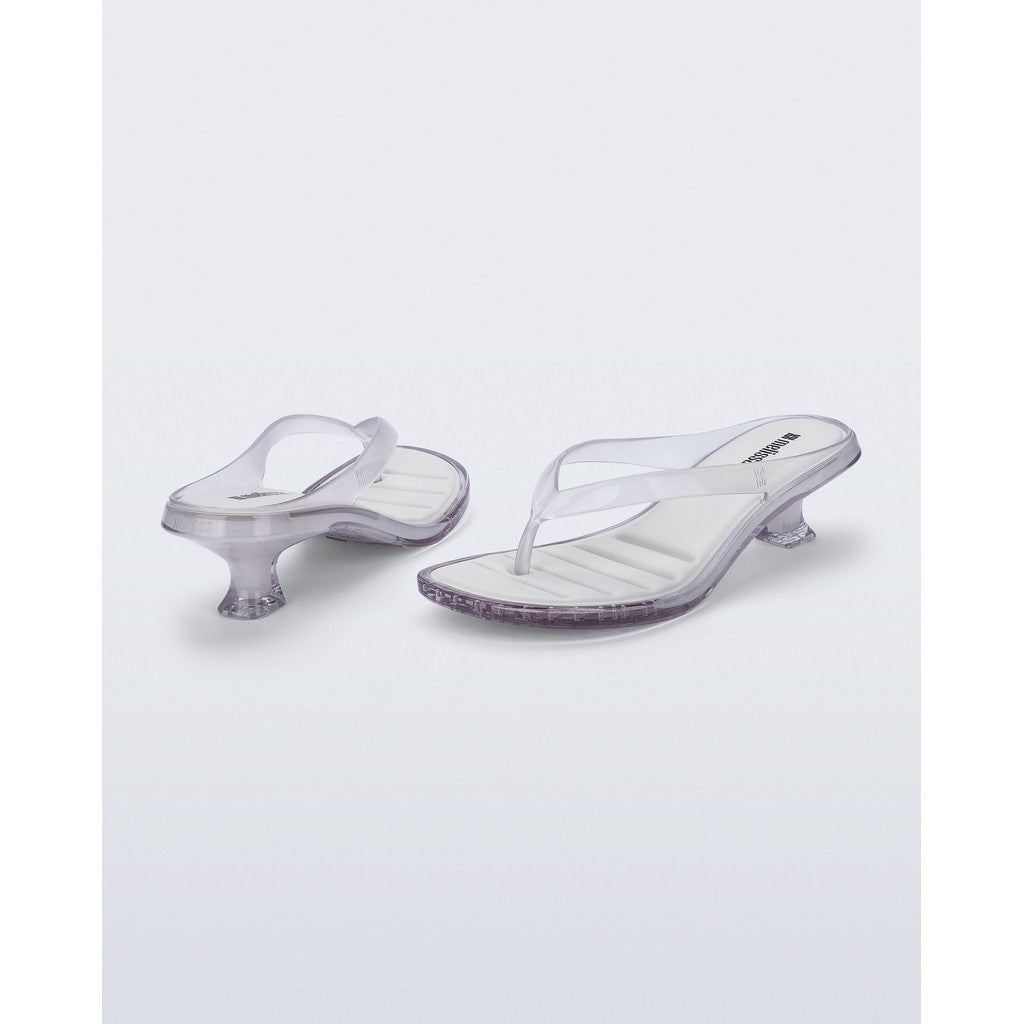 Melissa Melissa Thong Kitten Heel Ad HEEL BU435 CLEAR