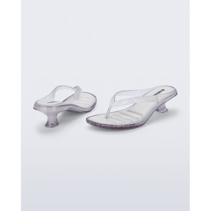 Melissa Melissa Thong Kitten Heel Ad HEEL BU435 CLEAR