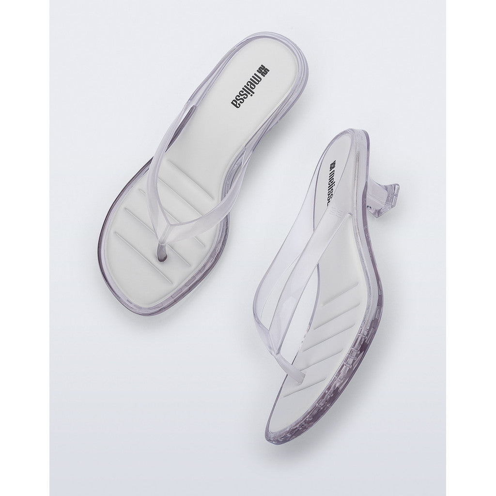 Melissa Melissa Thong Kitten Heel Ad HEEL BU435 CLEAR