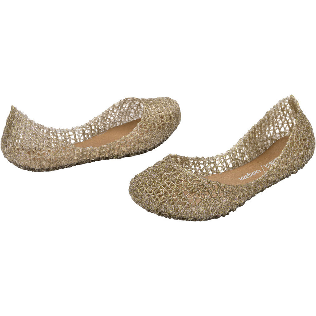 Mini Melissa Mini Melissa Campana Papel Inf BALLERINA AO474 GLITTER GOLD
